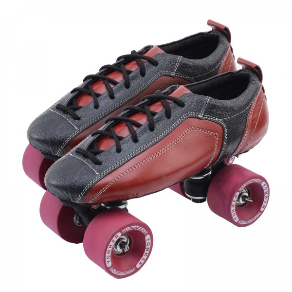 skating shoes with rubber wheels