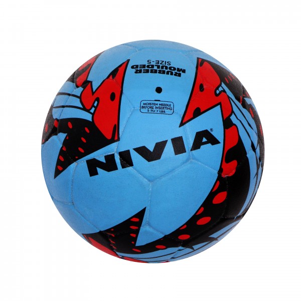 Nivia Typhoon Light Blue Football Size 5