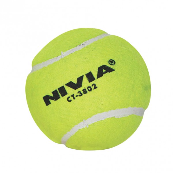 Nivia Cricket Tennis Ball Light Weight (Set of 6) Yellow