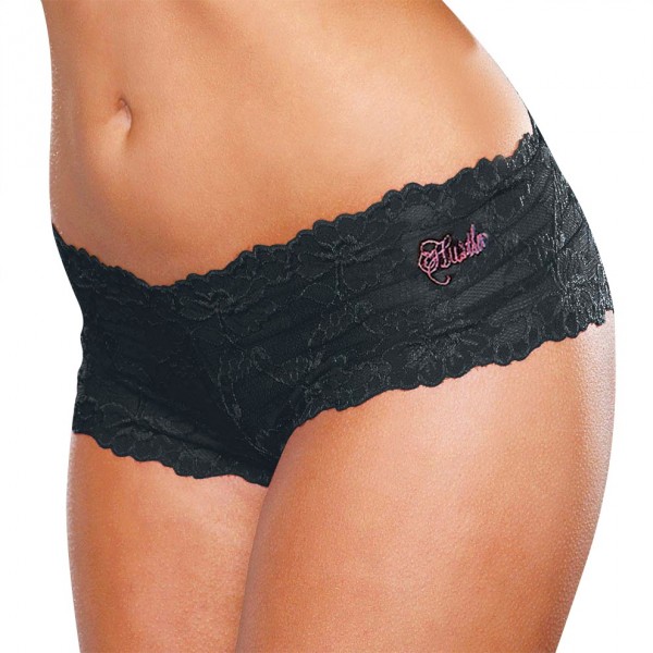 Hustler Women Lace Sports Boyshort Black