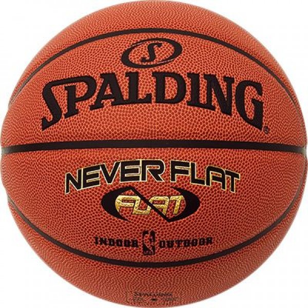 Spalding NBA Neverflat Basketball (7, Brick)