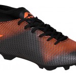 Nivia Pro Carbonite with Collar Rib Football Shoes For Men 454OB (Orange, Black)