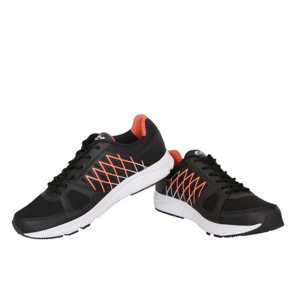 Nivia Snake Running Shoes 169BK (Black,Red)